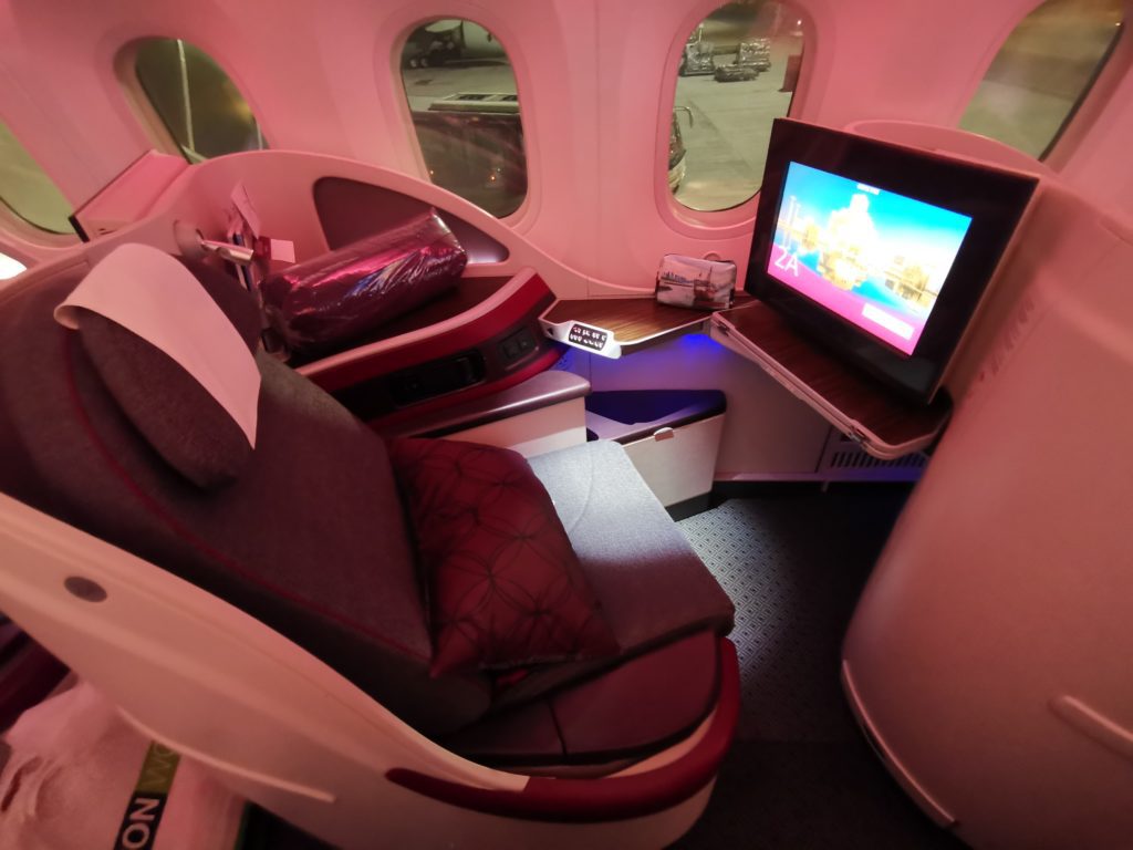Qatar 787 Business Class Doha to Penang