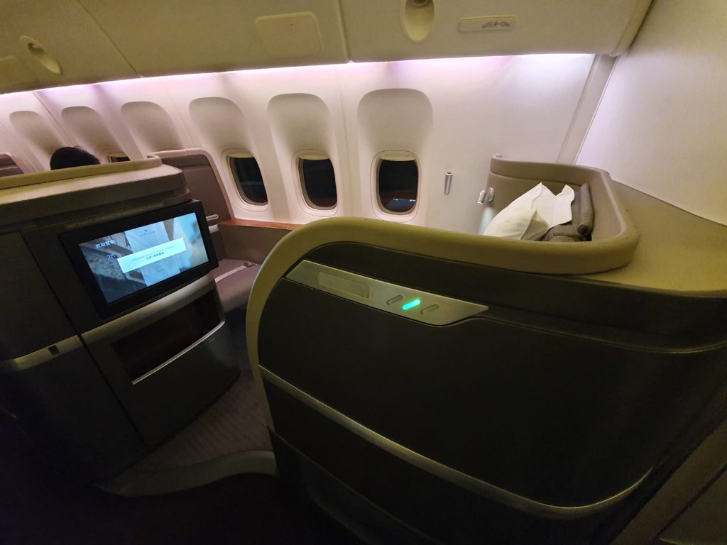 Cathay Pacific First Class Review Suite 2K
