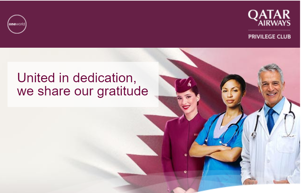 Qatar Airways Offering 100k Complimentary Tickets For HealthCare Workers