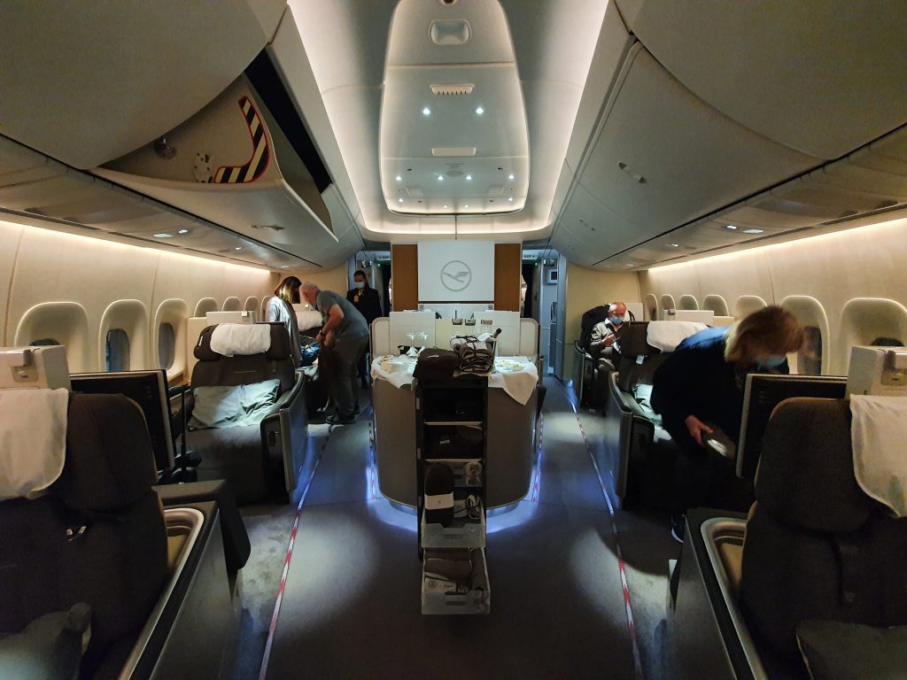 Lufthansa First Class Cabin