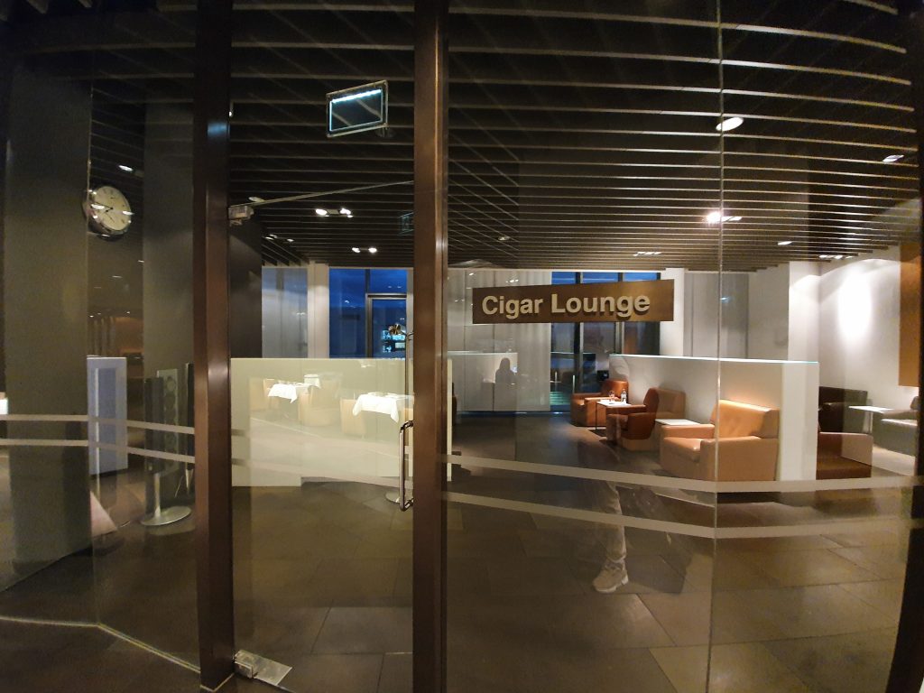 Lufthansa First Class Terminal Cigar Lounge