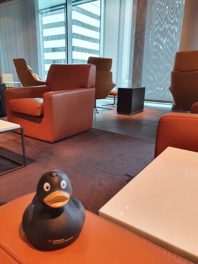 Lufthansa First Class Terminal Duck