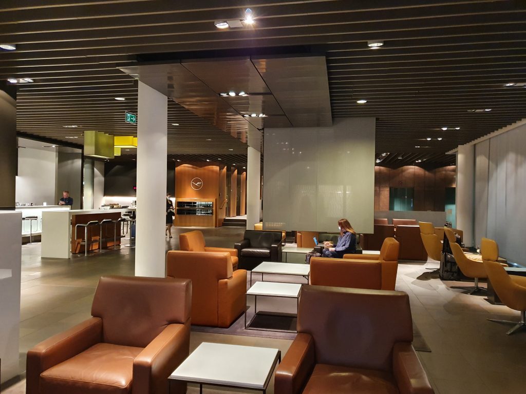 Lufthansa First Class Terminal Lounge Seating