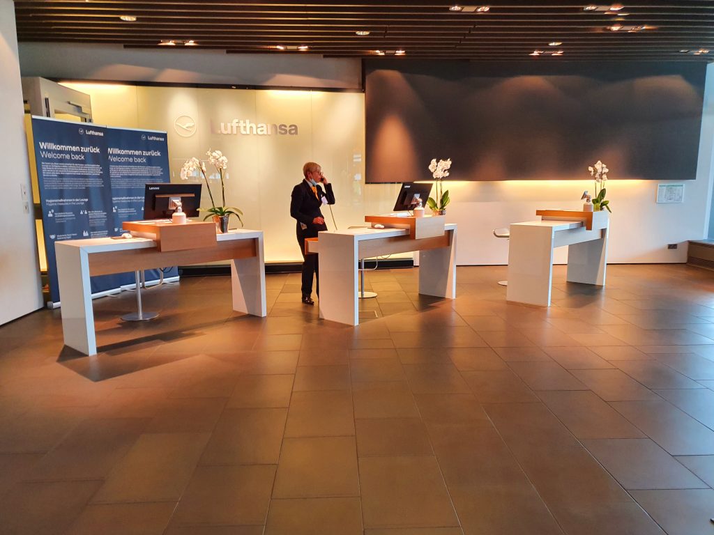 Lufthansa First Class Terminal Reception Area