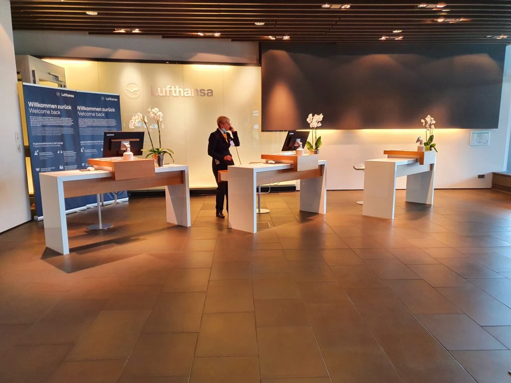 Lufthansa First Class Terminal Reception Area