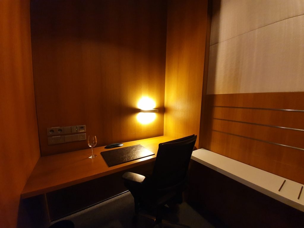 Lufthansa First Class Terminal Work Booth