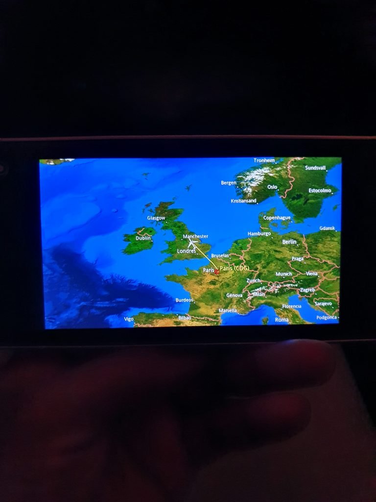 AeroMexico 787 9 Business Class Hand Held Controller Flight Map AeroMexico 787 9 Business Class Hand Held Controller Flight Map