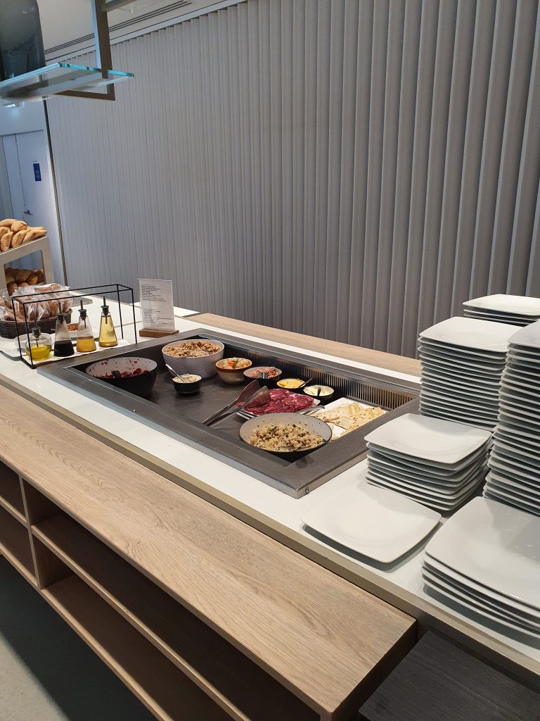 Air France Business Lounge 2E Buffet Food Selection
