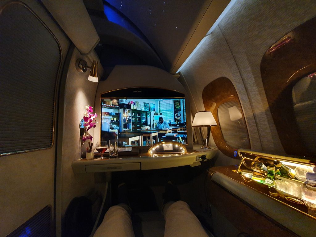 Emirates 777 First Class Closed Suite 1K