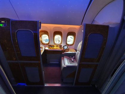 Emirates 777 First Class Suite 2K