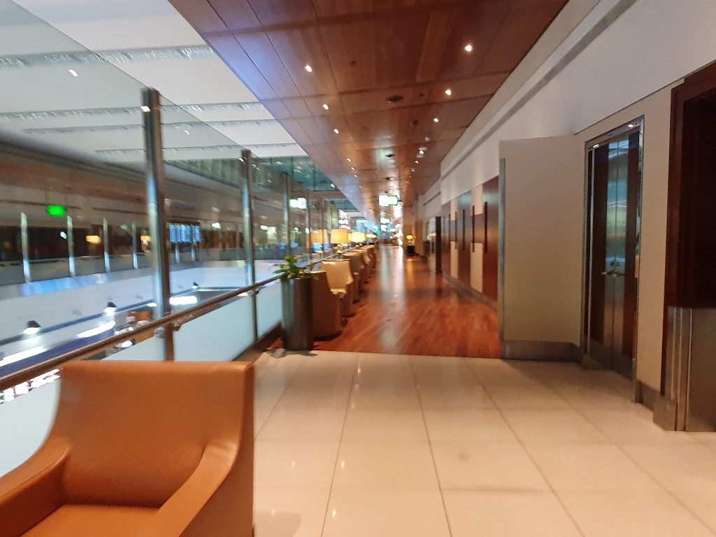 Emirates First Class Lounge Concourse B Corridor