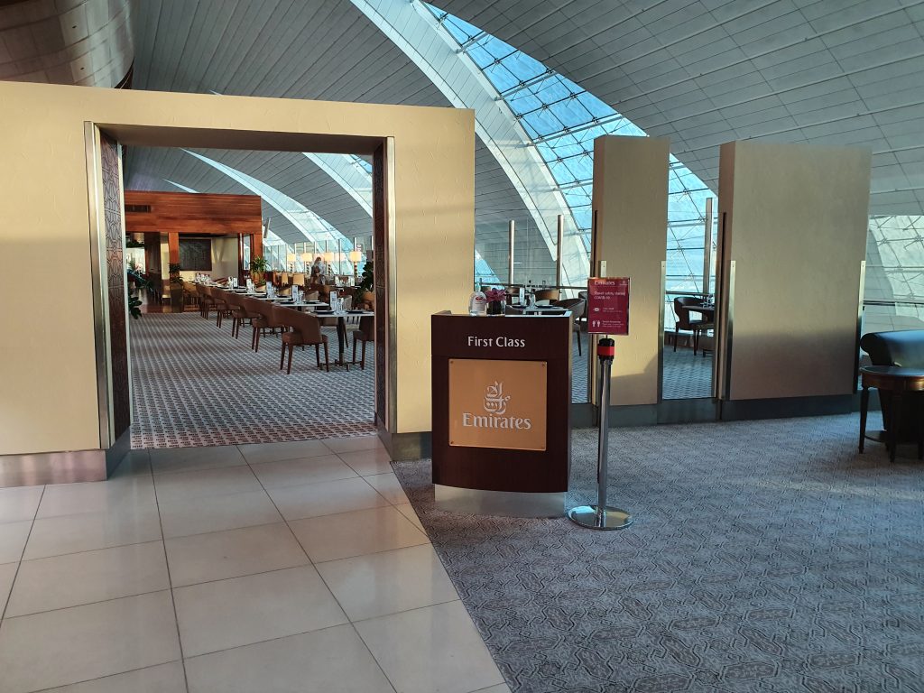 Emirates First Class Lounge Concourse B Formal Restuarant