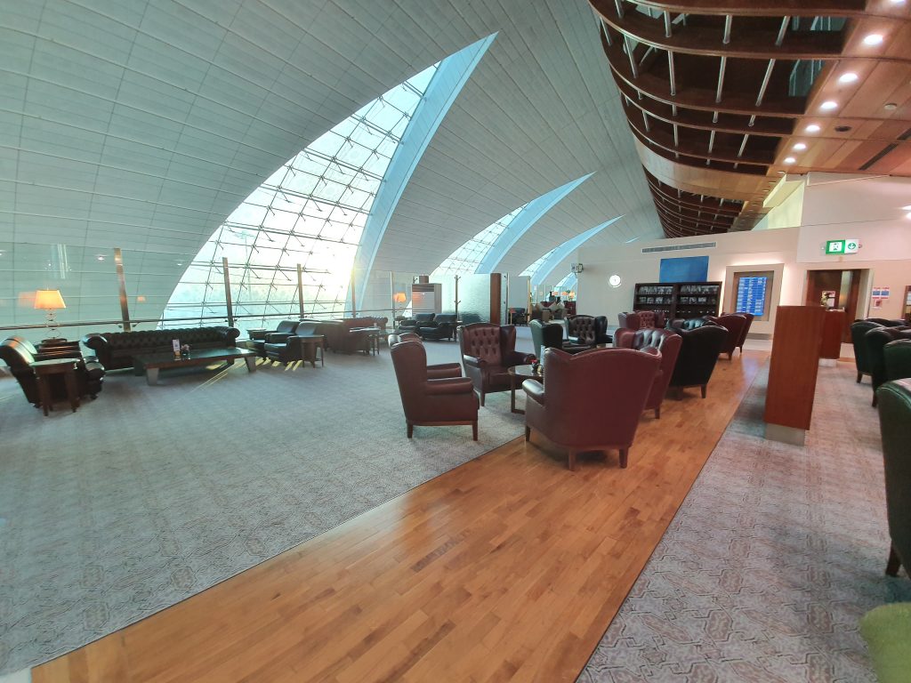 Emirates First Class Lounge Concourse B Seating Area