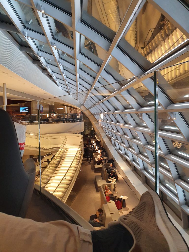 Air France Salone Lounge 2F Mezzanine Level Views