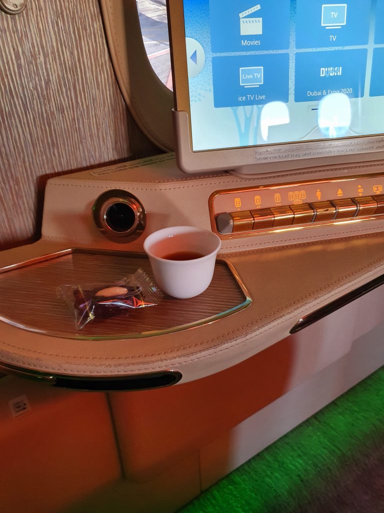 Emirates Change Changer First Class Arabic Coffee Dates