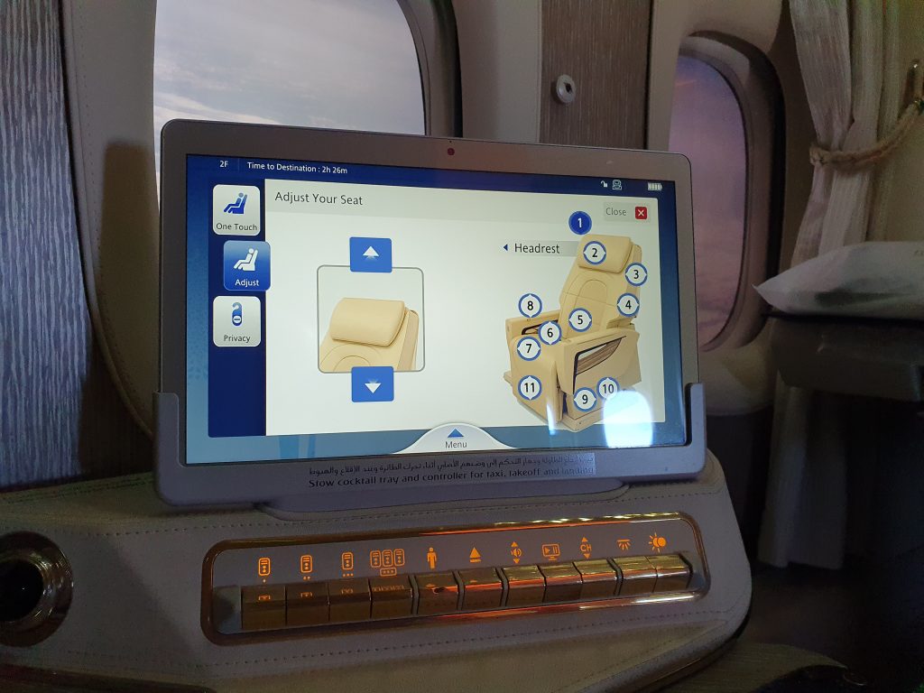 Emirates Change Changer First Class Control Pad