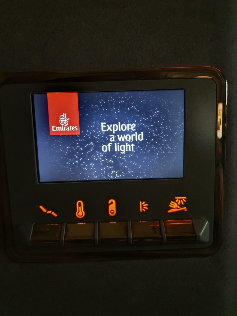 Emirates Change Changer First Suite Lighting Temperature Controls Emirates Change Changer First Suite Lighting Temperature Controls