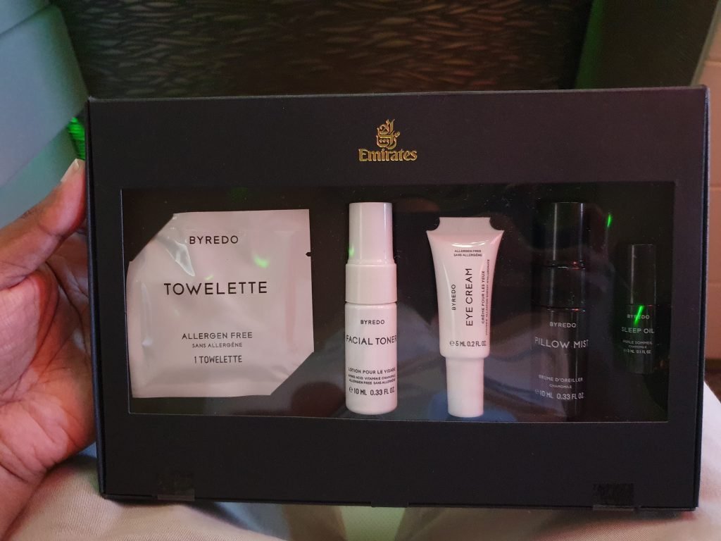 Emirates First Class In Suite Amenities Emirates First Class In Suite Amenities