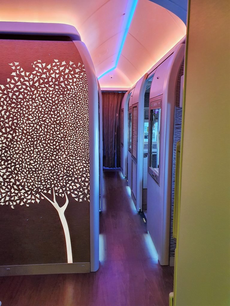 World's Best First Class Emirates GameChanger First Cabin Entrance