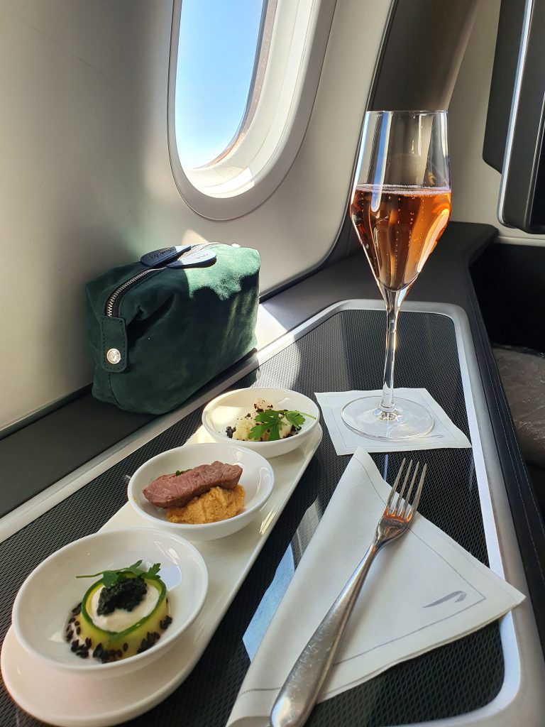 BA 787 First Class Canapes 2