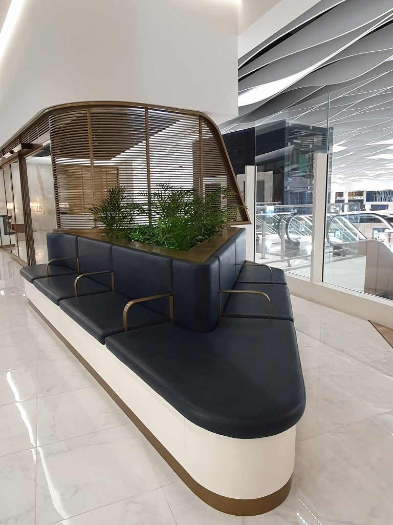 Falcon Gold Lounge Seating By Entrance