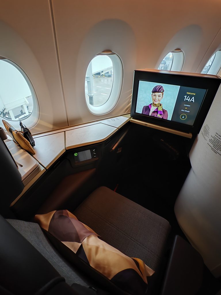 Etihad A350 Business Studio My Seat