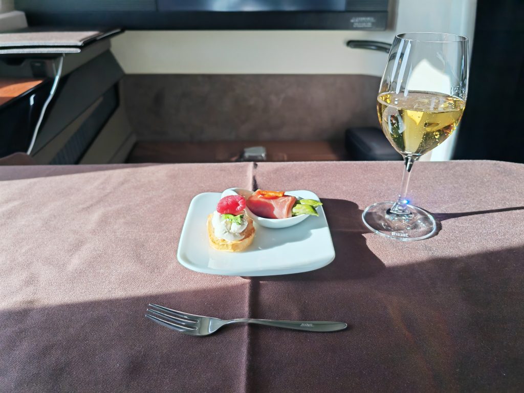 JAL First Class Amouse Bouche