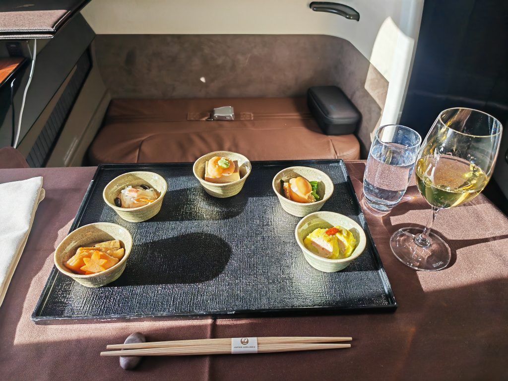 Japan Airlines First Class To Tokyo Kozara