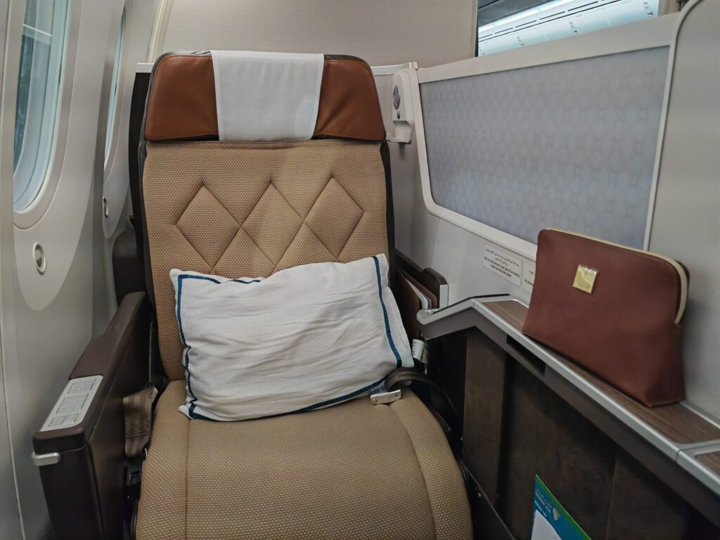 Oman Air Apex Business Window Seat Privacy