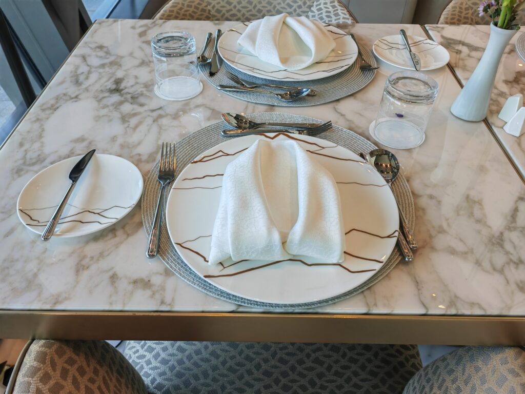 Oman Air First Class Lounge MCT Table Set
