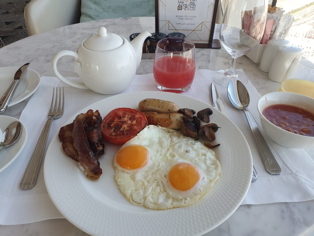 Sofitel Dubai Club Millsime Full English Breakfast