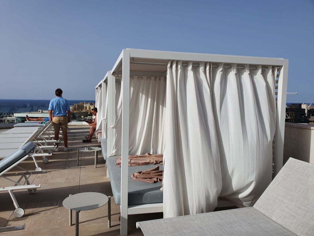 Hyatt Regency Malta Rooftop Pool Cabanas