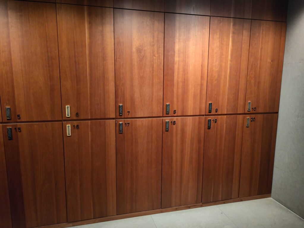 Cathay Pacific Pier Business Class Lockers