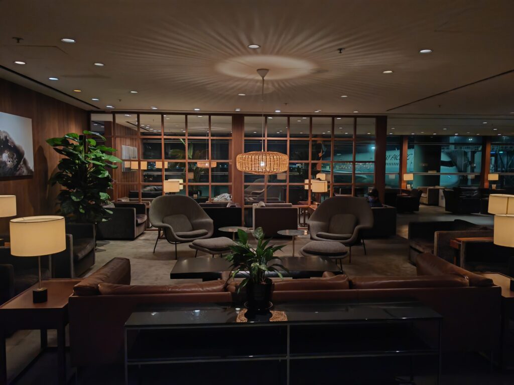 Cathay Pacific Pier Business Class Main Open Seating Area