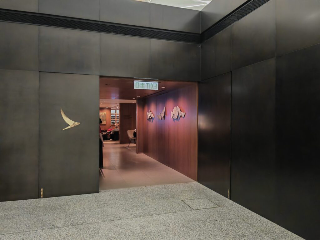 Cathay Pacific The Deck Lounge Entrance
