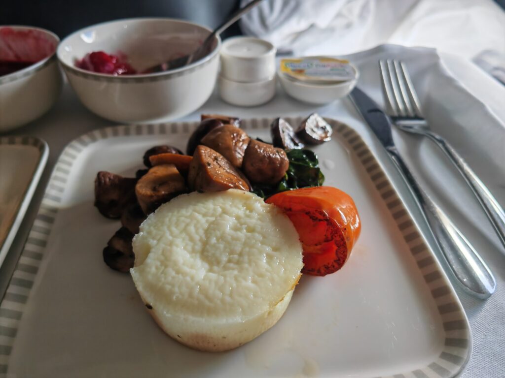 Singapore Airlines A380 Business Class Gluten Free Breakfast Main