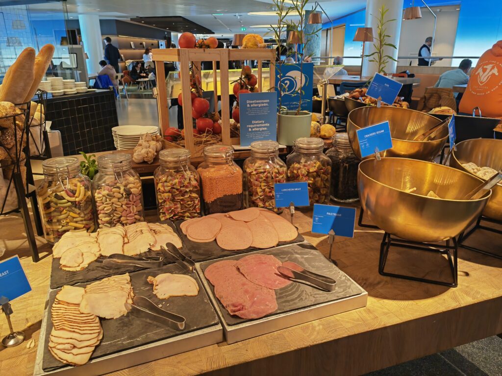 KLM Crown Lounge 52 Breakfast Spreads (2)
