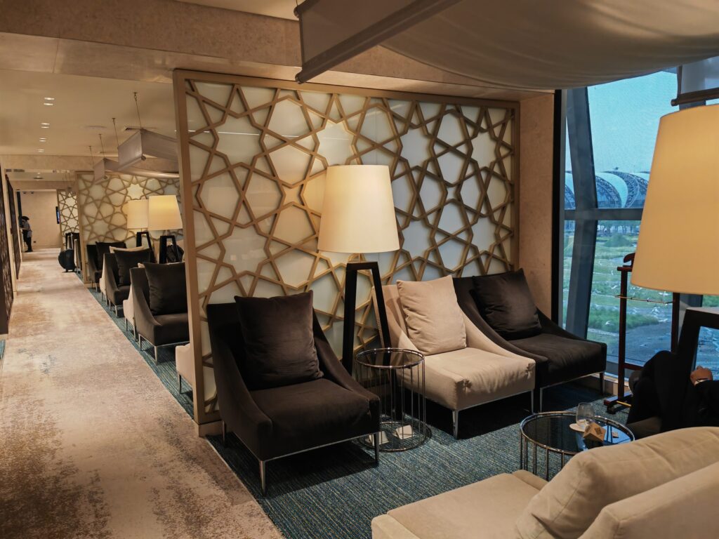 Qatar Premium Lounge BKK Seating Area
