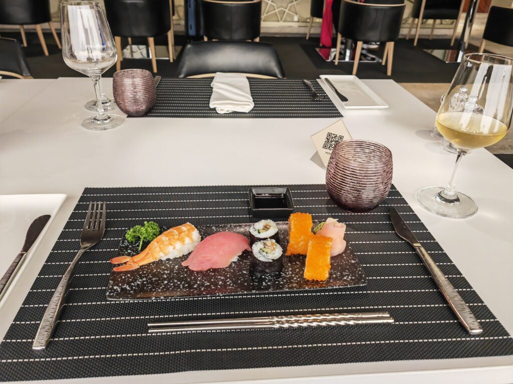 Qatar Premium Lounge BKK Sushi