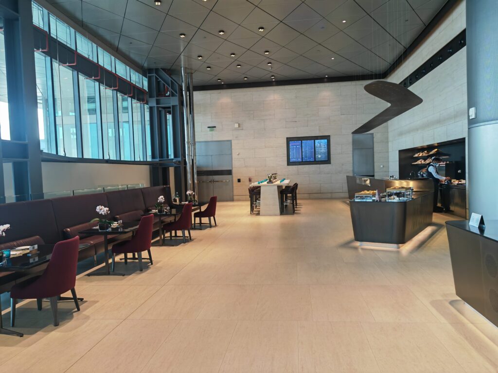 Al Safwa First Class Lounge Self Service Refreshments Area