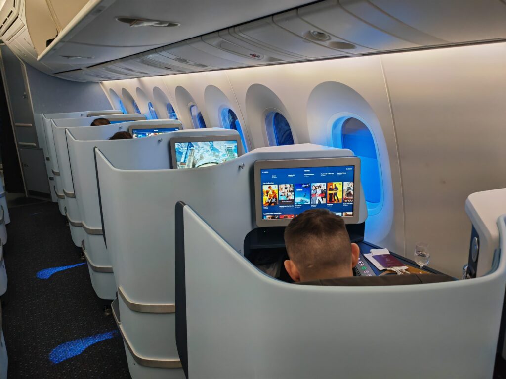 KLM 787 9 World Business Class A Side