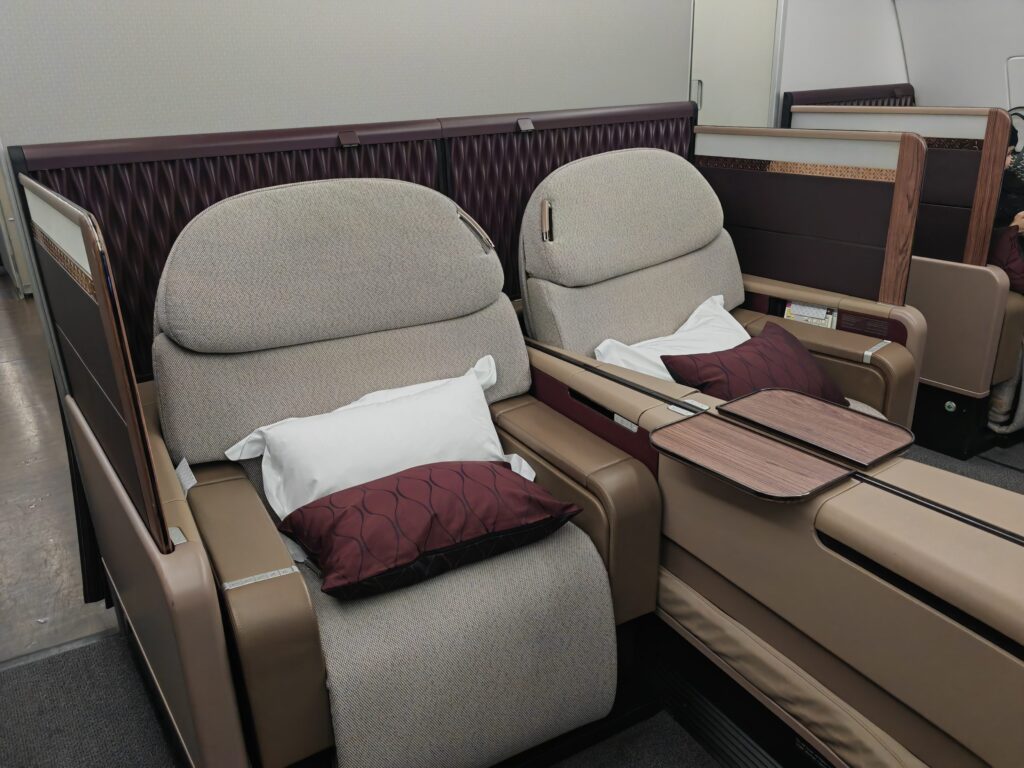 Qatar A380 First Class Middle Seats