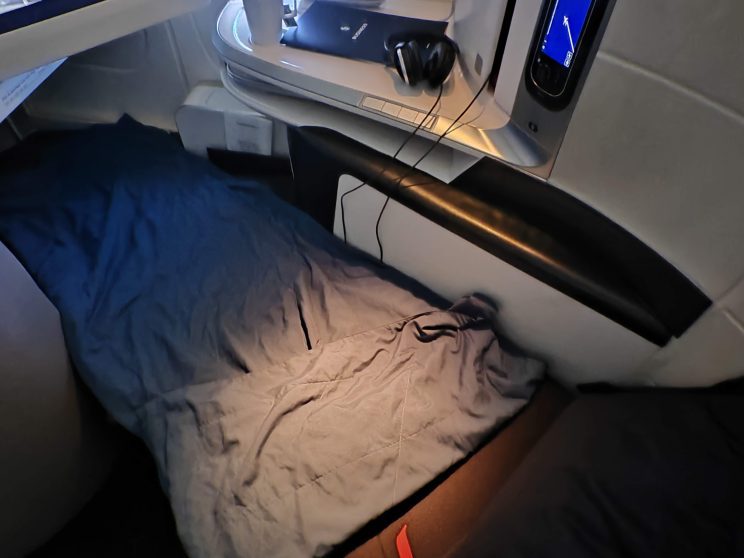 Air France Business Class 777 Bedmode