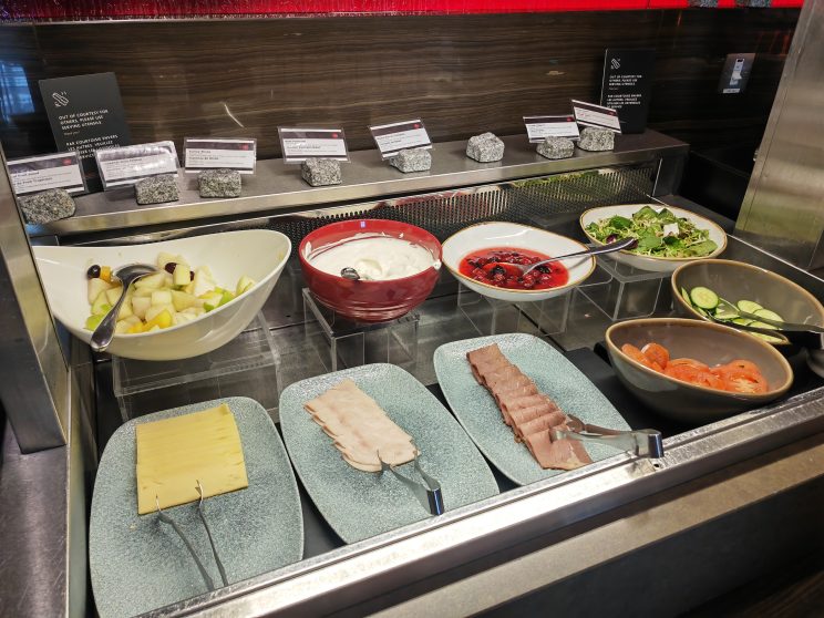 Air Canada Lounge Heathrow Fruits & Cold Cut Meats