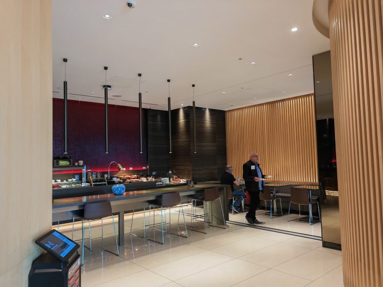 Air Canada Lounge Heathrow Self Serve Food Area