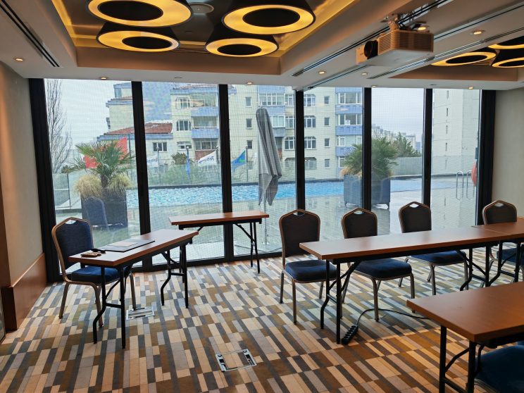 Radisson Blu Istanbul Asia Meeting Room Overlooking Outdoor Pool