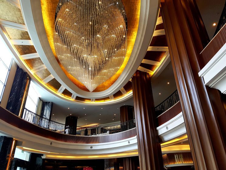 The Majestic Hotel Kuala Lumpur Lobby Chandalier