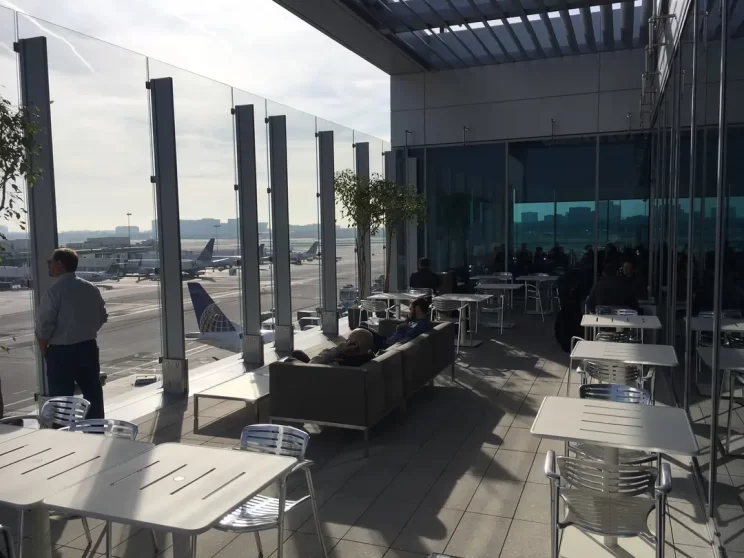 United Club LAX Outdoor Terrace