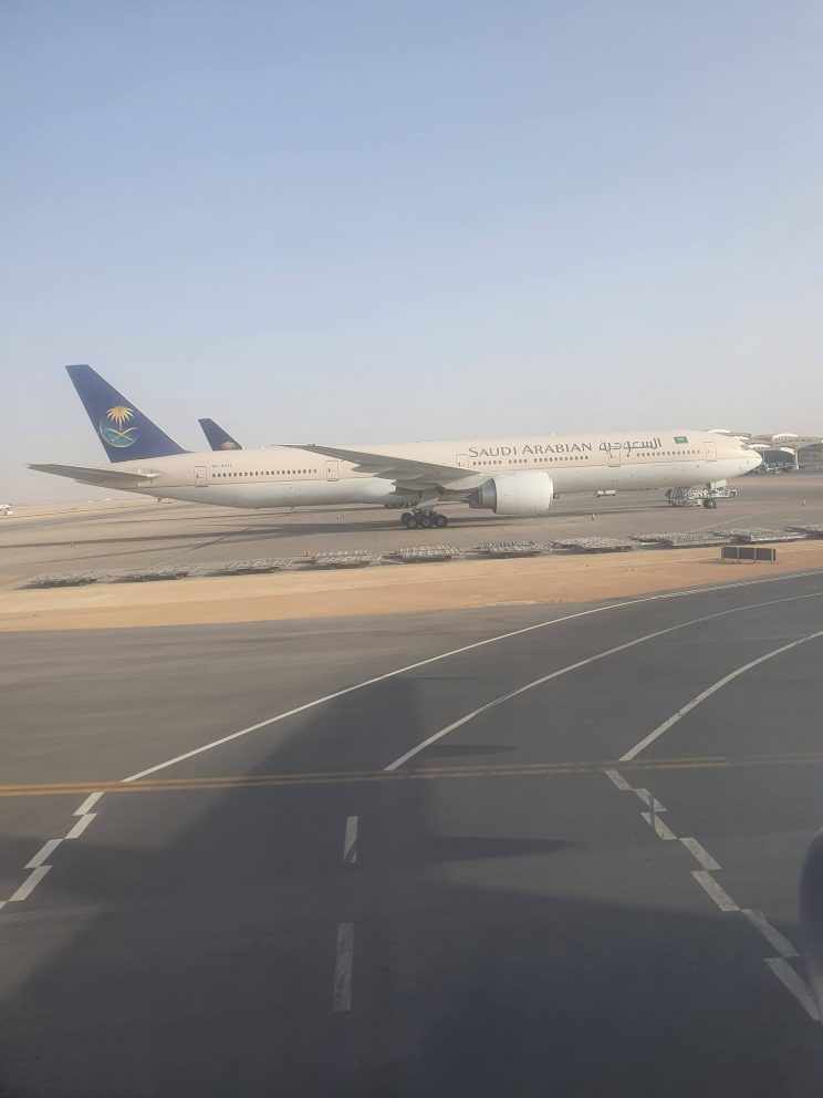 Saudia 777 Riyadh Airport
