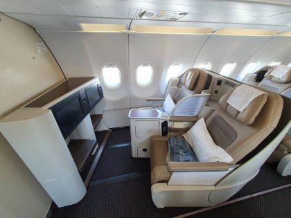 Saudia A320 Business Class